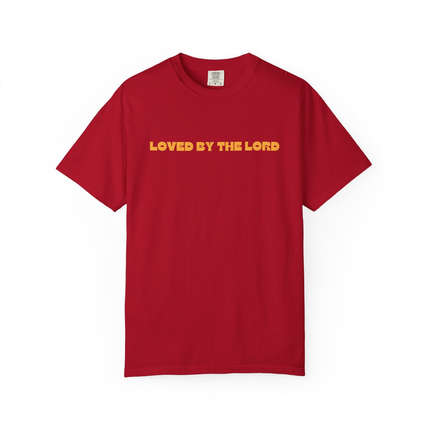 LOVED BY THE LORD CHRISTIAN TEE SHIRTS