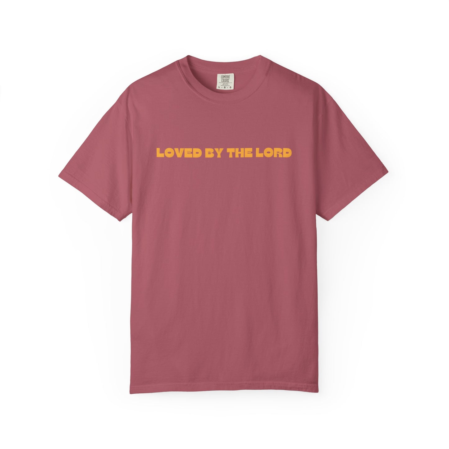 LOVED BY THE LORD CHRISTIAN TEE SHIRTS
